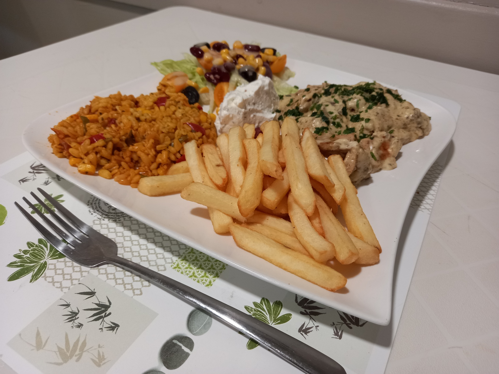 émincé de poulet