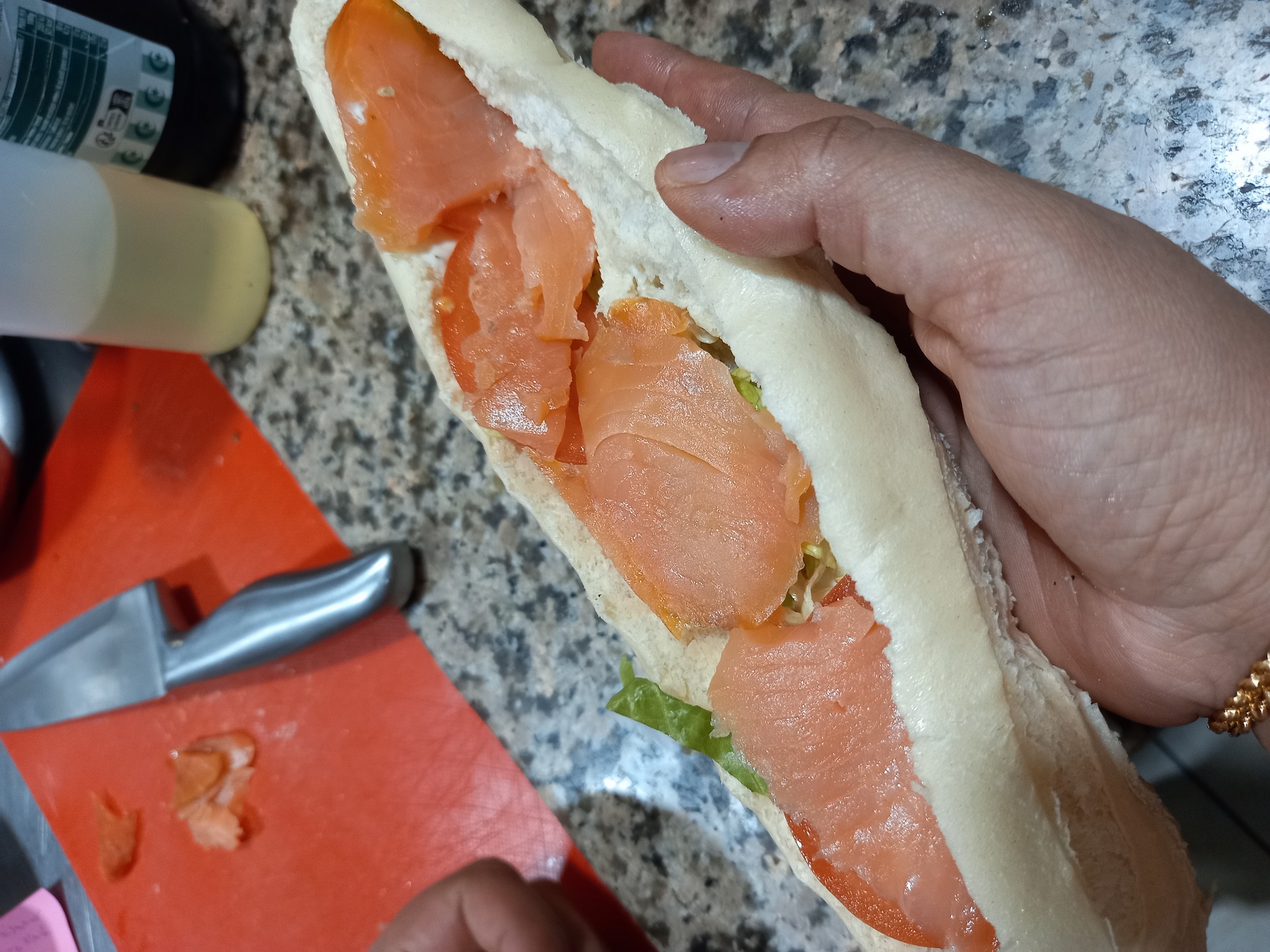 panini saumon